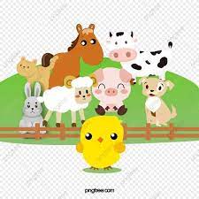 12 Farm Amimals Cartoon Png Baby Farm Animals Cute Animal Clipart Cartoon Animals