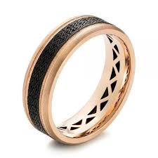 Carbon Fiber Inlay Wedding Band 103847 Seattle Bellevue Joseph Jewelry Carbon Fiber Wedding Ring Gold Wedding Band Mens Wedding Rings