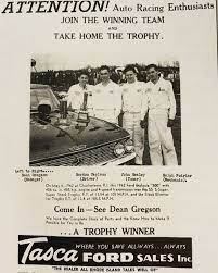 Check Out This Old Tasca High Performance Service Department Ad Featuring The Winners Circle From The Charlestown Dr Ford Racing Ford Galaxie 500 Ford Galaxie