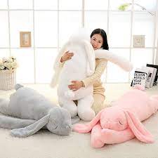 Giant Stuffed Animal Bunny Rabbit In 2021 Giant Bunny Rabbit Pillow Bunny Plush
