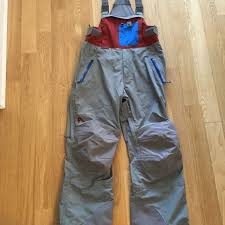 Baker Bib Flylow Mens Ski Pant Size L