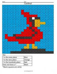 Free Math Coloring Pages Pixel Art And Math Place Value Worksheets Free Math Math Coloring