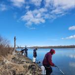 Cleanup at Toussaint Wildlife Area