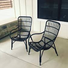 Medan Graphite Lounge Chair Lounge Chair Outdoor Woven Dining Chairs Modern Outdoor Lounge