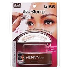 When you do use makeup to alter your eyebrows, make sure that you blend the makeup throughout the eyebrow; Amazon Com I Envy By Kiss Brow Stamp Perfect Eyebrow Dark Brown Kpbs01 Beauty
