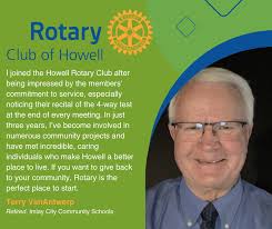 Howell Rotary member has it going on!