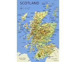 Map by cartographer j bartholomew published in colour by meikle & son, london in 1950s. Maps Of Scotland Collection Of Maps Of Scotland United Kingdom Europe Mapsland Maps Of The World