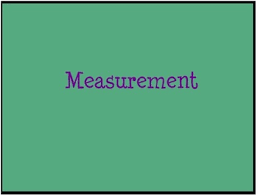 Measurement Flipchart