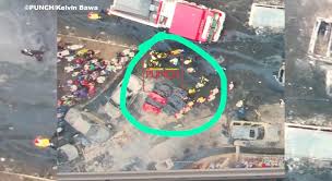 A tanker carrying fuel has exploded along the otedola bridge end of berger in lagos. Nine Confirmed Dead 54 Vehicles Burnt On Otedola Bridge Tanker Fire Punch Newspapers