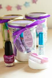 Do you go with something cute or useful? Pedicure In A Jar Party Inspiration