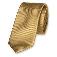 Es el pisacorbata perfecto para aquella persona que desee mezclar lo diferente y elegante con lo. Corbata Fina Dorada El Mejor Precio Online
