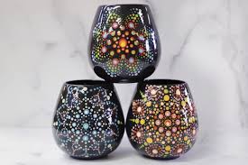 Maybe you would like to learn more about one of these? Mandala Wine Glasses Pottery Factory Mount Kisco
