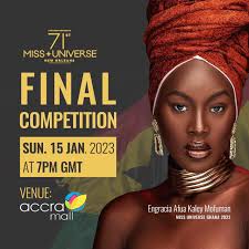 Whoop Whoop….🎊 Let's come together and support our very own @_engraxiia_  at the 71st Miss Universe