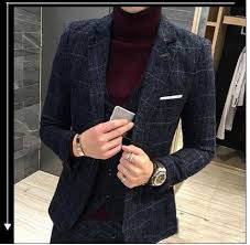 As only a few inches of the tie will be visible, the tie knot. 3 Piece Suits Men British Latest Coat Pant Designs Royal Blue Mens Suit Autumn Winter Thick Slim Fit Plaid Wedding Dress Tuxedos Suits Aliexpress