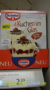 Backen muss man den kuchen im glas nämlich nicht. Dr Oetker 4 Kuchen Im Glas Schoko Kirsch Bewertungen Angebote Preise