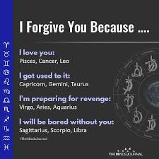 Instead of telling you what you've done. Zodiac Signs Reason For Forgiving Zodiac Zodiac Signs My Zodiac Sign