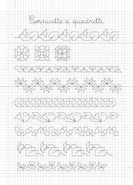 Cornicette E Disegni A Quadretti Disegno Su Quaderno Quadretti Carta Quadrettata