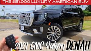 2021 Gmc Yukon Denali 4wd 6 2l V8 Start Up Review Youtube