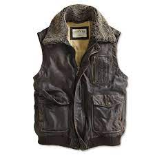 Leather Vest For Men Spirit Vintage Leather Vest Orvis On Orvis Com Odezhda