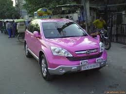 The Our Pink Lovers Out There Honda Customhondas Hondacityli Crossover Cars Honda Crv Pink Car