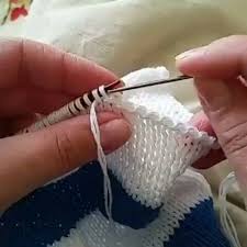 Igne Ile Orgu Bitirme Teknigi Orguteknikleri Orgu Tig Desenleri Orgu Egitimleri