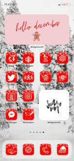 Winter Aesthetic Ios 14 Icons Holiday Iphone App Icon Pack Etsy Christmas Apps Wallpaper Iphone Christmas Christmas Phone Wallpaper
