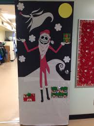 Nightmare Before Christmas Door Christmas Door Decorating Contest Nightmare Before Christmas Decorations Office Christmas Decorations