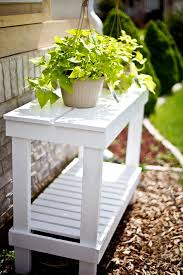 12 Diy Potting Bench Ideas Designs And Tutorials In 2020 Plant Stands Outdoor Diy Plant Stand Outdoor Plant Table