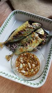 Bukan pantang nampak makanan ya! Ikan Bakar Dengan Air Asam Pencicah Lauk Wanita Dalam Pantang Azie Kitchen