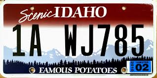 A certified copy of your u.s. Vehicle Registration Plates Of Idaho Wikipedia