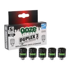 Duplex 2 Replacement Onyx Atomizer 5-Pack - DankStop