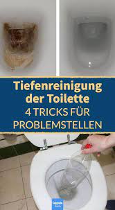 Toilette Reinigen Mit Hausmitteln 4 Tricks Fur Problemfalle Toiletten Reinigen Badezimmer Putzen Tipps Haushaltsreinigungstipps