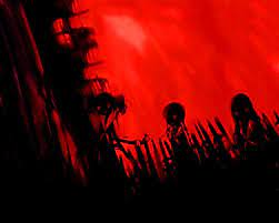 Horror Anime Girls Anime Horror Anime Red Black 720p Wallpaper Hdwallpaper Desktop Anime Cover Photo Android Wallpaper Anime Anime Background