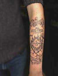 41 Of The Most Stunning Harry Potter Tattoos Your Muggle Eyes Will Ever See Harry Potter Tattoo Sleeve Harry Potter Tattoos Sleeve Tattoos For Women