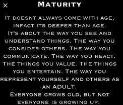 To grow as a person and understand that you can change and that you. Maturity Mental Strength Growth Mindset Understanding