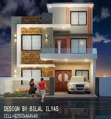It Is 5 Marla Front Elevation Design By Bilal Ilyas From Pakistan It Is Modern Front House Front Design Small House Elevation Design Small House Front Design