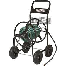 Ironton Garden Hose Reel Cart Holds 5 8in X 300ft Hose Garden Hose Reel Cart Garden Hose Reel Hose Reel