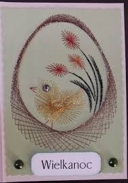 pin on wielkanoc easter stiching cards haft matematyczny izonit