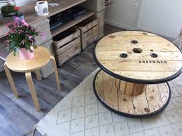 bobine table a renover table basse touret table basse exterieur table basse jardin