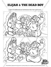 Contrast elijah and the woman's view of god at different points in the story. 1 Kings 17 Elijah And The Widow Kids Spot The Difference Kids Spot The Difference