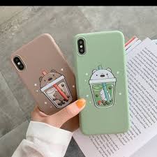 Softcase Vivo Milk Tea Bear Model A B Vivo Z1 Pro Vivo S1 Y17 Y15 Y12 V15 Z5x Y71 Y71i V7 V5 Plus 38000 Casemurah Iphone Cases Case Samsung Cases