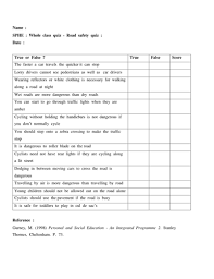 Only if you have celiac disease. Quiz Health Safety Road Safety Teaching Resources