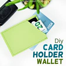 An rfid blocker is not needed unless you have a wave and pay card. Easy Diy Card Holder Wallet Pattern Free Pattern By Applegreen Cottage
