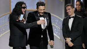 By signing up, i agree to the terms and privacy policy and to receive emails from popsugar. James Franco Brings Brother Dave Onstage To Accept Golden Globes Win Stops Tommy Wiseau From Stealing The Mic Entertainment Tonight