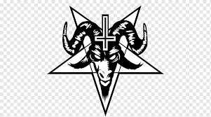 pentagram baphomet satanism t shirt satan emblem logo monochrome png pngwing pentagram baphomet satanism t shirt