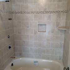 Many different types can make beautiful shower tile ideas, including ceramic tile, stone tile, glass tile, marble, granite, and more. Shower Tub Bathroom Tile Ideas Rotella Kitchen Bath