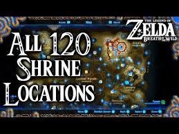 Breath Of The Wild All 120 Shrine Locations Legend Of Zelda Youtube Legend Of Zelda Zelda Breath Of Wild Breath Of The Wild