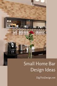 We talked with dozens of bar builders—diyers and pros—and collected their best ideas for the perfect home bar and diy bar plans. Small Home Bar Designs Dig This Design