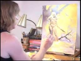 Sienkiewicz, bill shanna pin up: Mike Hoffman S Secrets Of Fantasy Art Dvd Excerpts Youtube