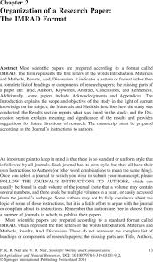 What is a scientific paper? 009 Research Paper Page 1 Imrad Format Museumlegs